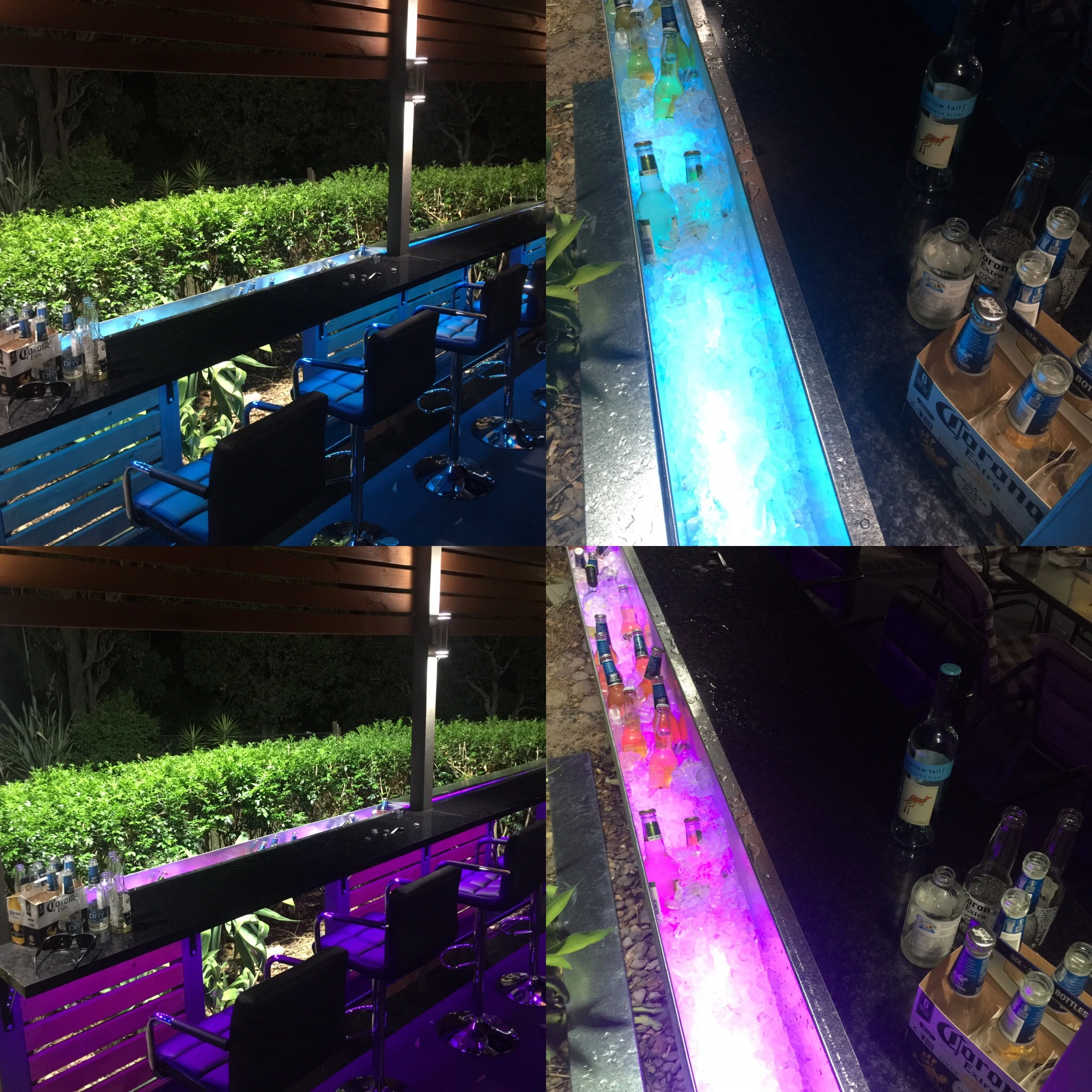 Outside light up Bar