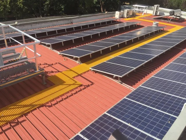 We also implement safety walkways