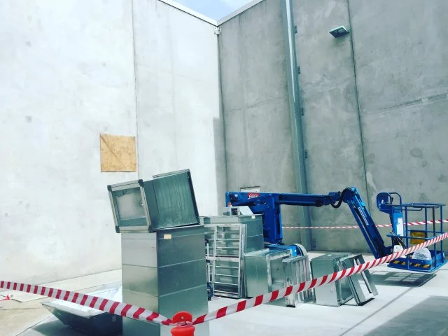 Preparing the duct