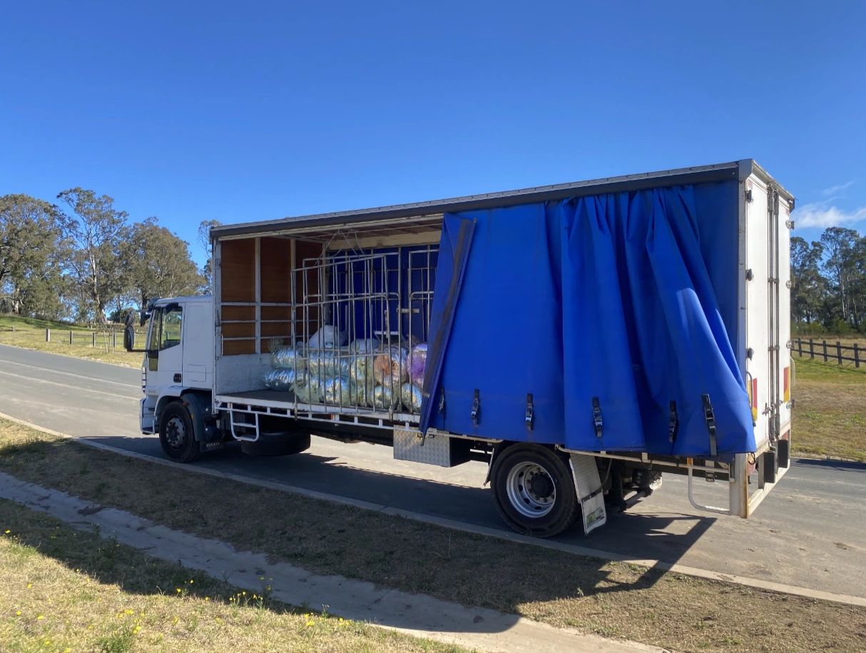 Equipment transport and preparation.